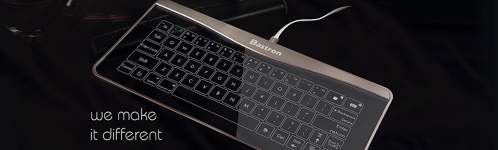 Bastron B6 Smart Glass Touch Keyboard Biggest technological