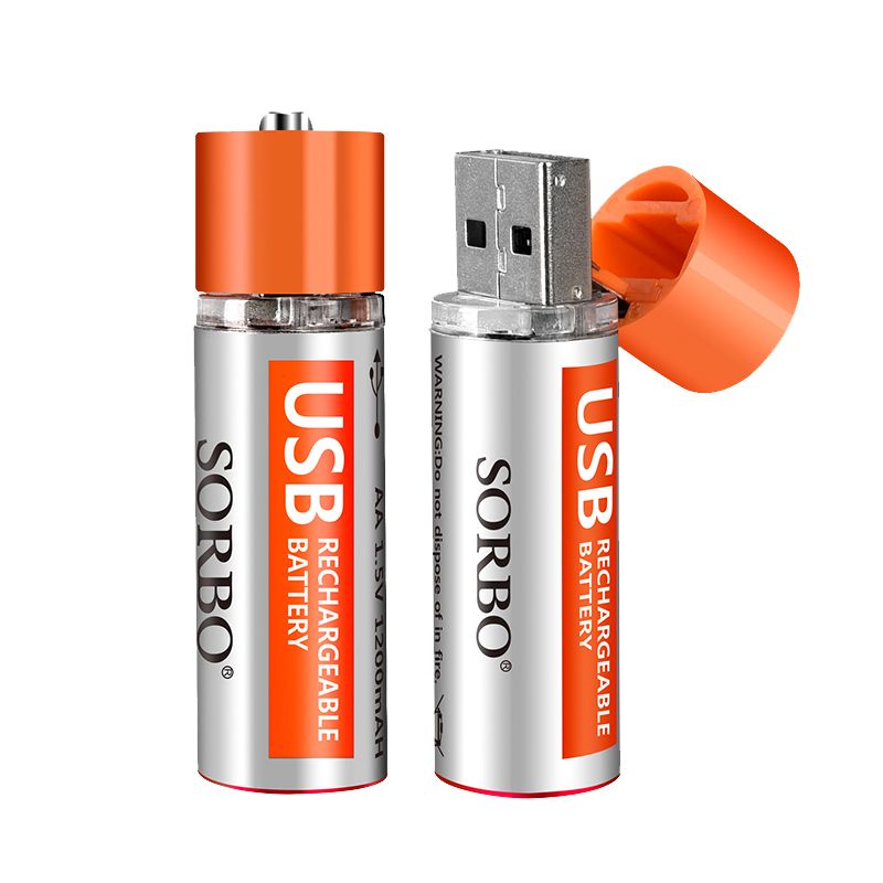 Buy SORBO USB Rechargeable Batteries Lipo AA Online On GEECR