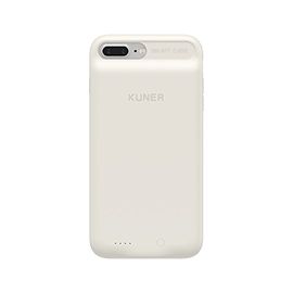 Kuner Kuke iPhone 8 Plus/7 Plus Battery Memory Case 2400mAh rechargeable extended battery, Storage extended Micro SD card max 256GB