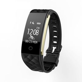 LEMFO S2 Bluetooth Smart Wristband Sport fitness tracker, Sleep monitor, Plug and charge, Heart rate monitor