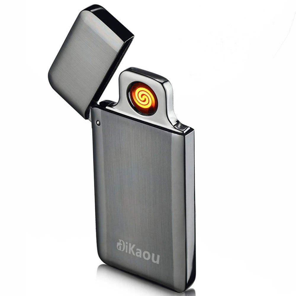 DIKAOU USB Portable Mini Electronic Rechargeable Lighter Windproof