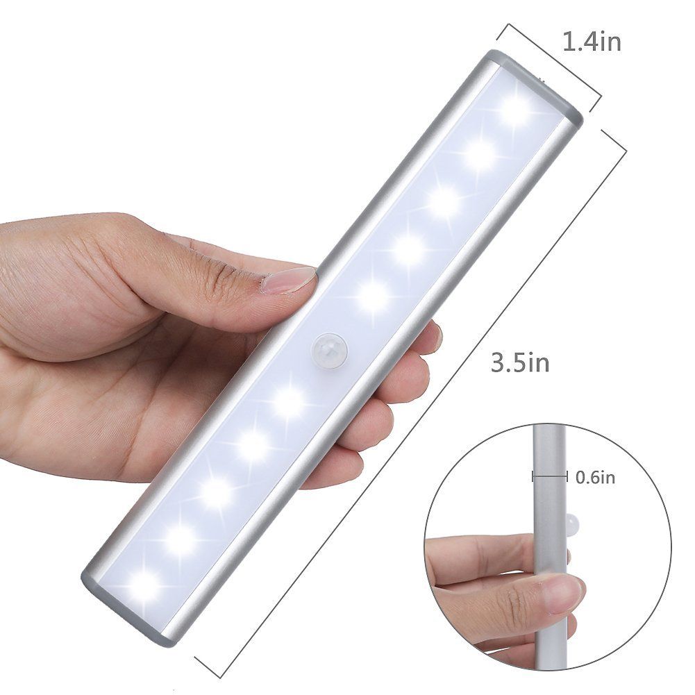 Moston Upgraded USB Rechargeable Motion Sensor Night Light