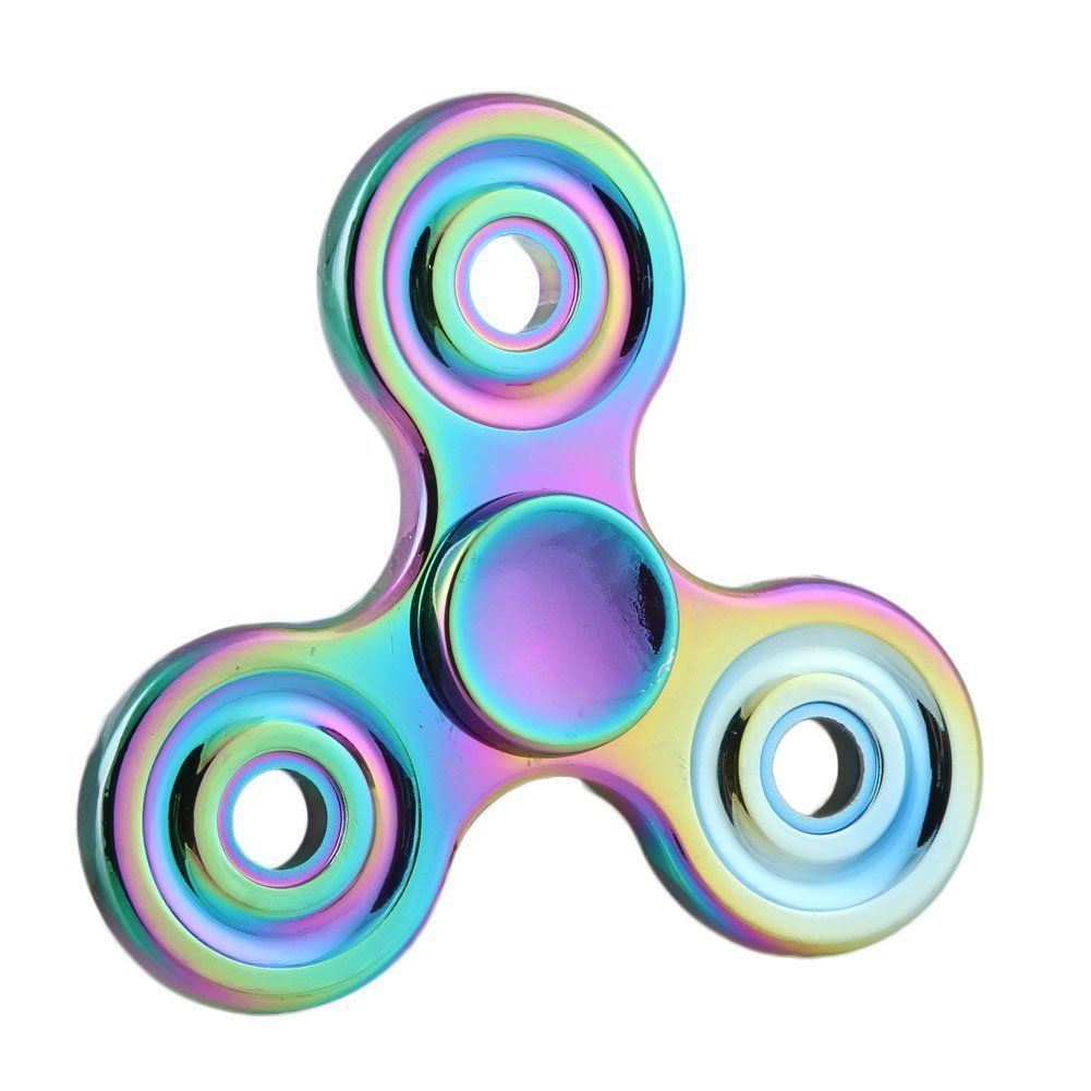 ANTI-SPINNER New Style Fidget Hand Spinner EDC Focus Anxiety Stress Relief Toy (7-Colorful)