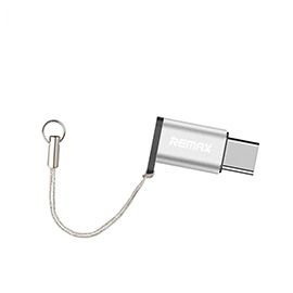 USB-C (Type-C) to Micro USB (female) Adapter (Silver) 