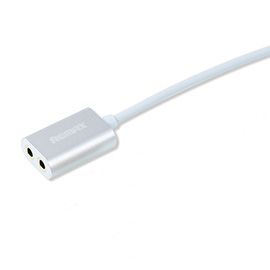 3.5 mm Audio Splitter Cable (White) One 3.5mm male plug to Two 3.5mm female jacks 