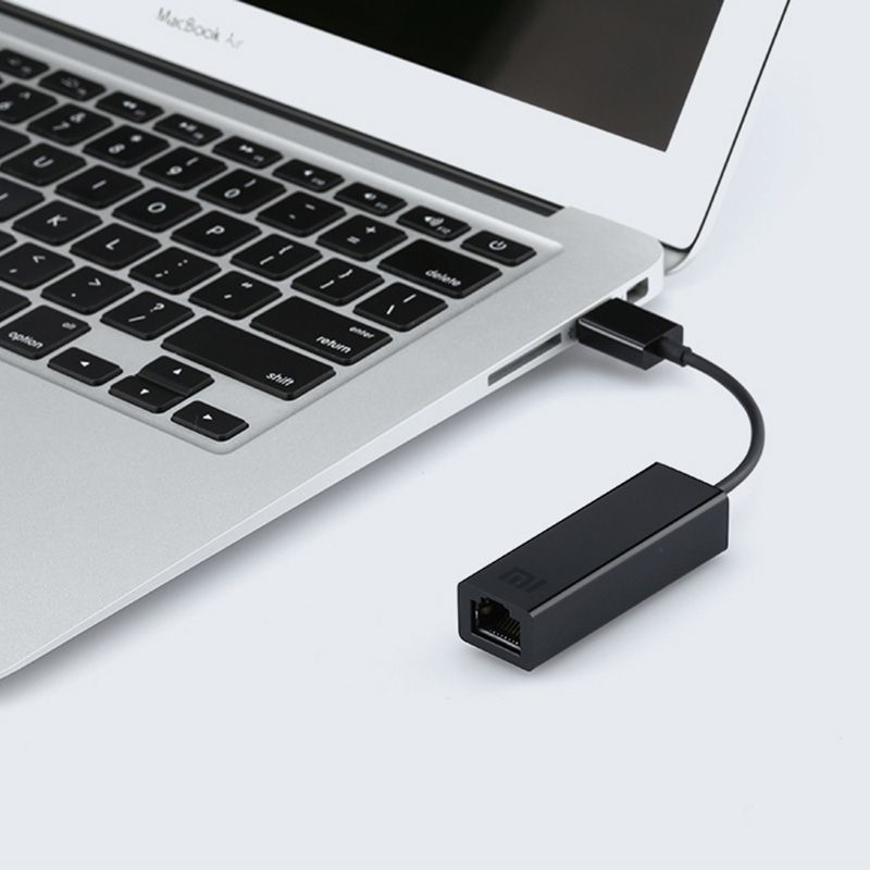 USB2.0 10M / 100M RJ45 Ethernet Adapter (Black)
