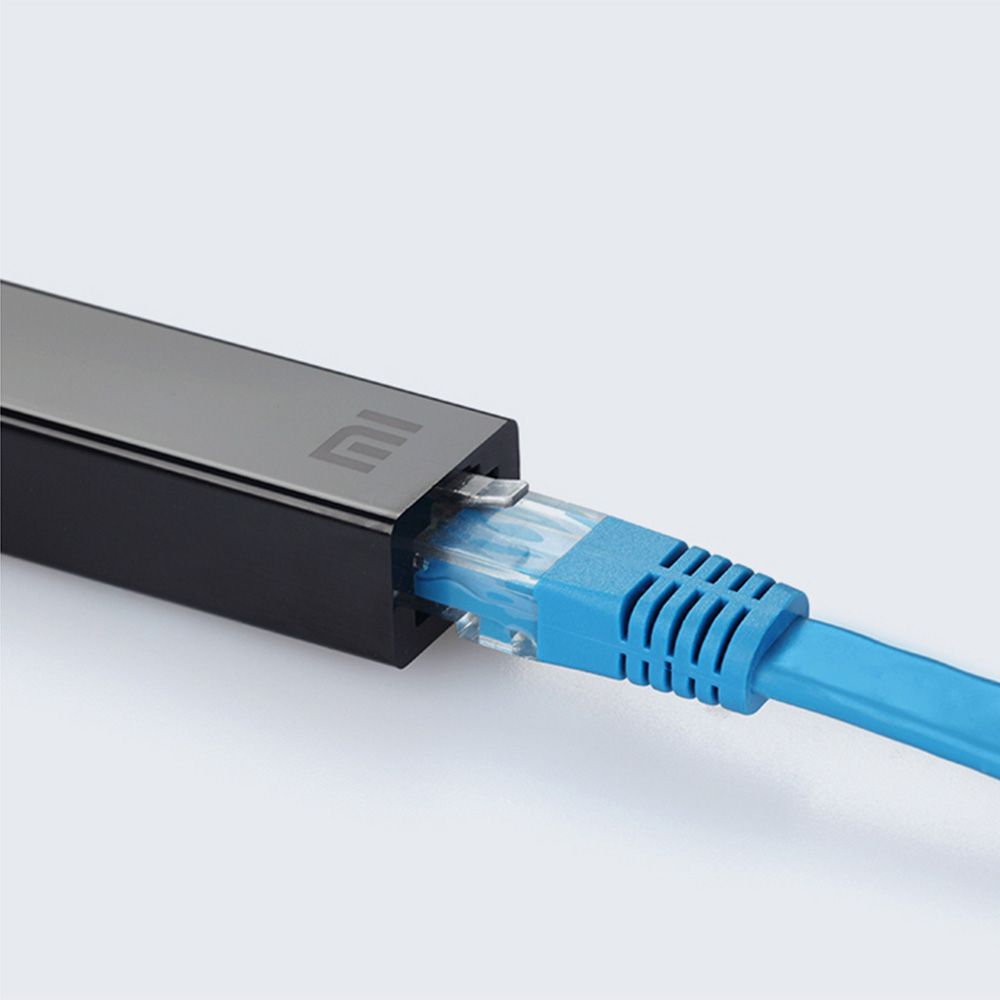 USB2.0 10M / 100M RJ45 Ethernet Adapter (Black)