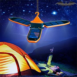 Collapsible 18 Led Portable Solar Camping Lantern (Green) USB rechargeable and solar chargeable/ 3 level brightness including SOS flashing/  Less than 6 inch