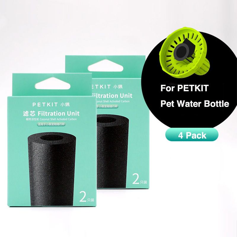 Two Unit(4 Pack) Filtration for PETKIT Pet Water Bottle