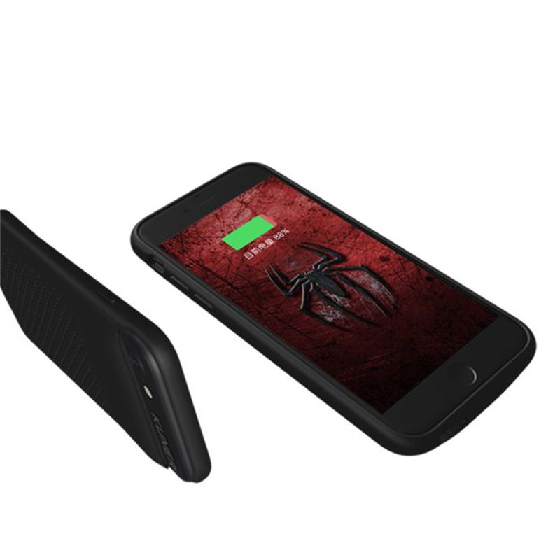 Kuner Kuke iPhone 8 Plus/7 Plus/6S Plus/6 Plus Universal Battery Case (Black)