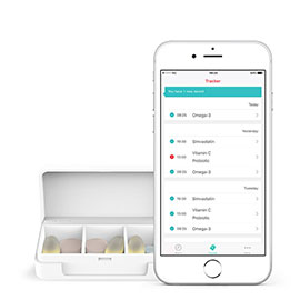 Memo Box Mini A smart pillbox expertly manages meds with APP