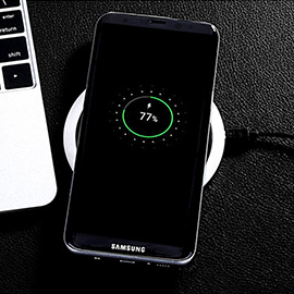 Funxim W6 Wireless Charging Pad Fast wireless charging for iPhone X, iPhone 8 Plus, iPhone 8, Samsung Galaxy S8 and Any Qi Enabled Device