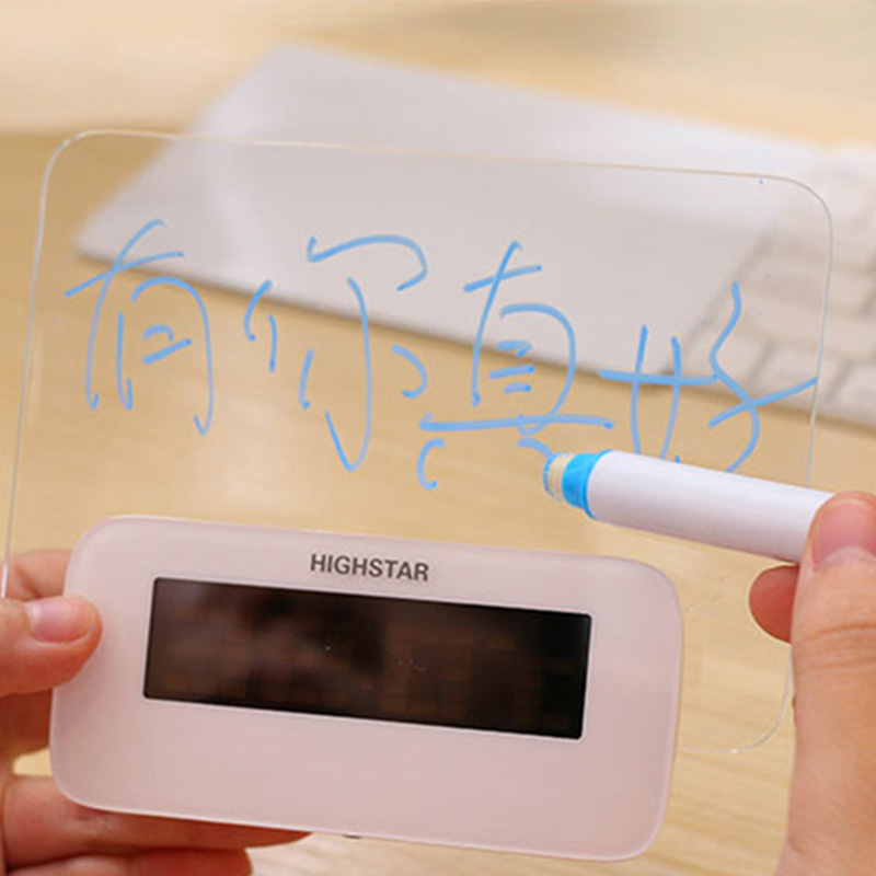 HIGHSTAR Led Digital Alarm Clock with Message Board