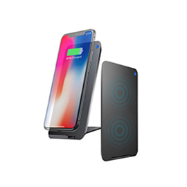 Zikko Wireless Charging Pad Charge Both Vertically & Horizontally for iPhone X, iPhone 8 Plus, iPhone 8, Samsung Galaxy S8