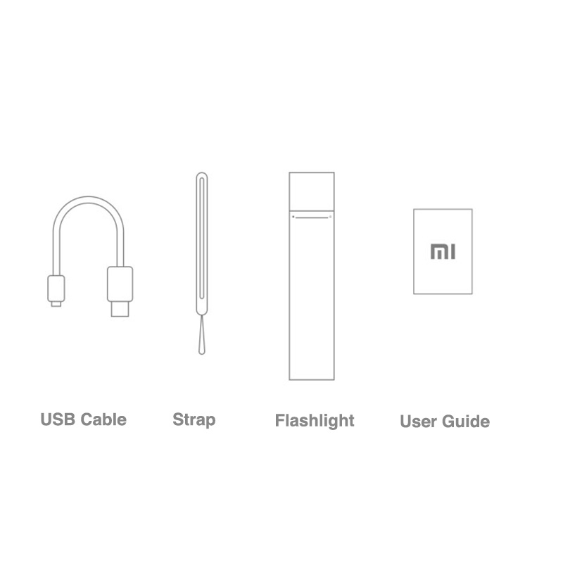 Xiaomi 240Lm LED Portable Flashlight (White)