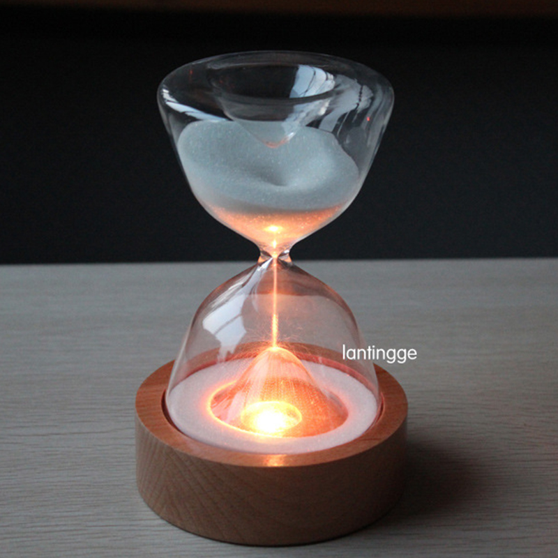 Lantingge Sand Hourglass Night Light