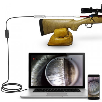 Teslong NTG100H Rigid Rifle Borescope with 1.0 Megapixel CMOS and 5mm camera included 3pcs side view mirrors