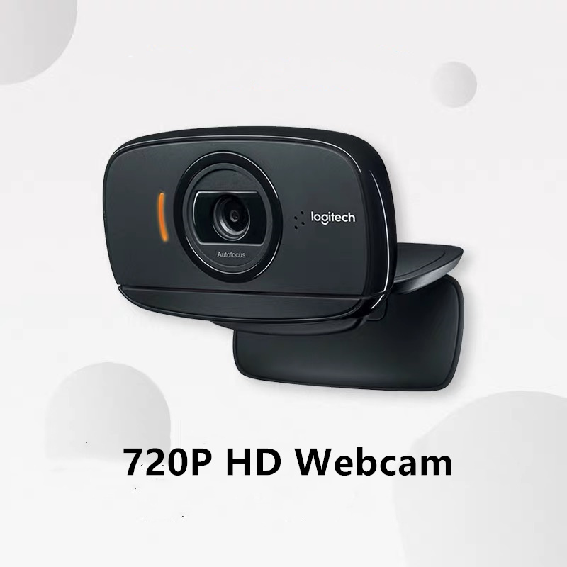 Logitech C525 Portable Full HD Webcam  the essentials for HD video calling Web camera for webcast teaching, Computer Camera with Microphone for Skype Twitch YouTube Facebook, Compatible for Windows 10/8/ 7/
