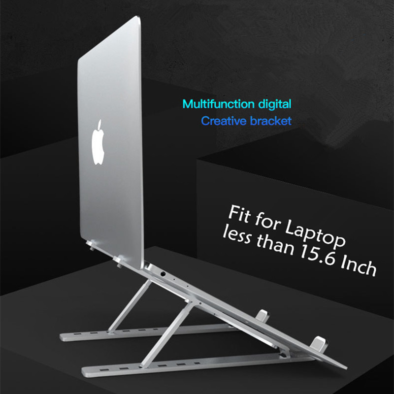 Portable Table Aluminum Laptop Support for iPad Macbook Notebook
