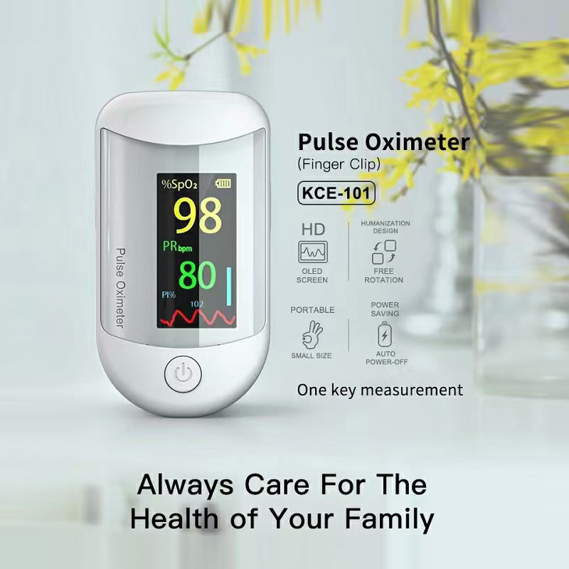 Fingertip Pulse Oximeter Blood Oxygen Saturation Monitor Oled digital screen fingertip pulse oximeter  blood oxygen meter measurements, heart rate electronic blood pressure meter, pulse oxymetry, monitors family health at all times.