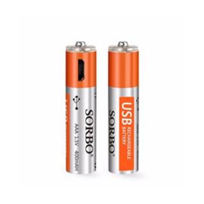SORBO USB Rechargeable AAA Batteries Lipo