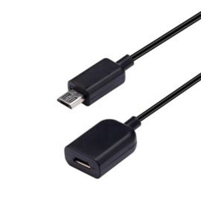 Micro USB Male to Micro USB Female Cable 3.3Ft/1m