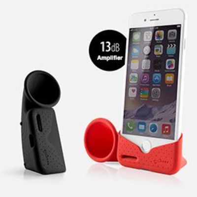 Portable Silicone Horn Stand & Sound Amplifier for iPhone 7/7 Plus