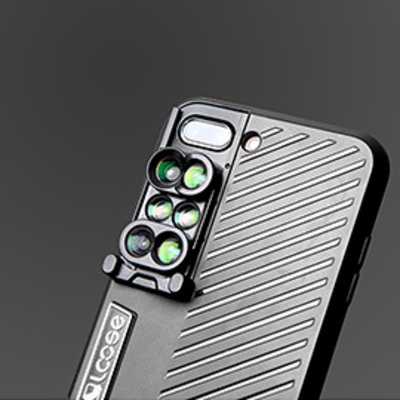 LCOSE 6 in 1 iPhone 7 Plus Camera Lens Case